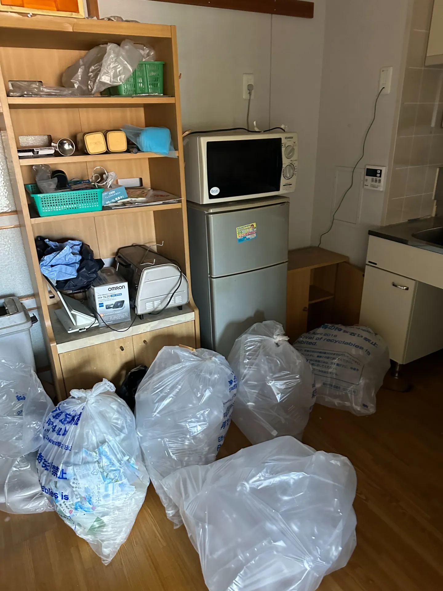 豊中市　遺品整理　ごみ処分　１K